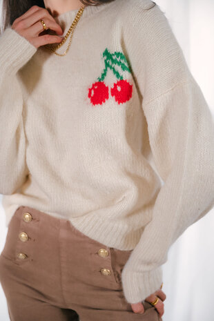CERISETTE pull beige mon chéri