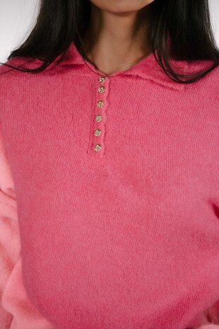 SELMIA pull rose bonbon SELMIA pull rose bonbon