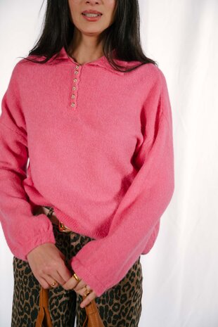 SELMIA pull rose bonbon SELMIA pull rose bonbon