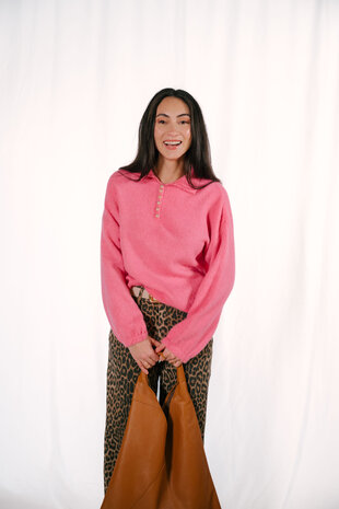 SELMIA pull rose bonbon SELMIA pull rose bonbon