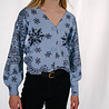 BENNY gilet bleu imprimé bandana BENNY gilet bleu imprimé bandana