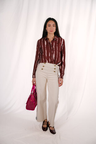 LUZIA chemisier chocolat LUZIA chemisier chocolat