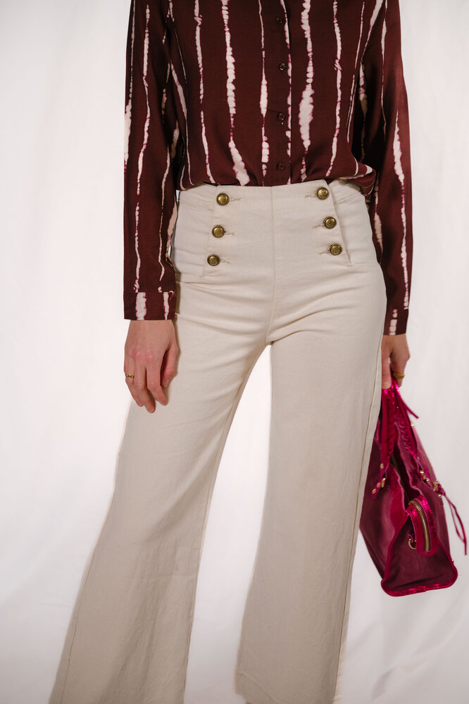 LUZIA chemisier chocolat LUZIA chemisier chocolat