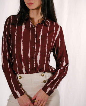 LUZIA chemisier chocolat LUZIA chemisier chocolat