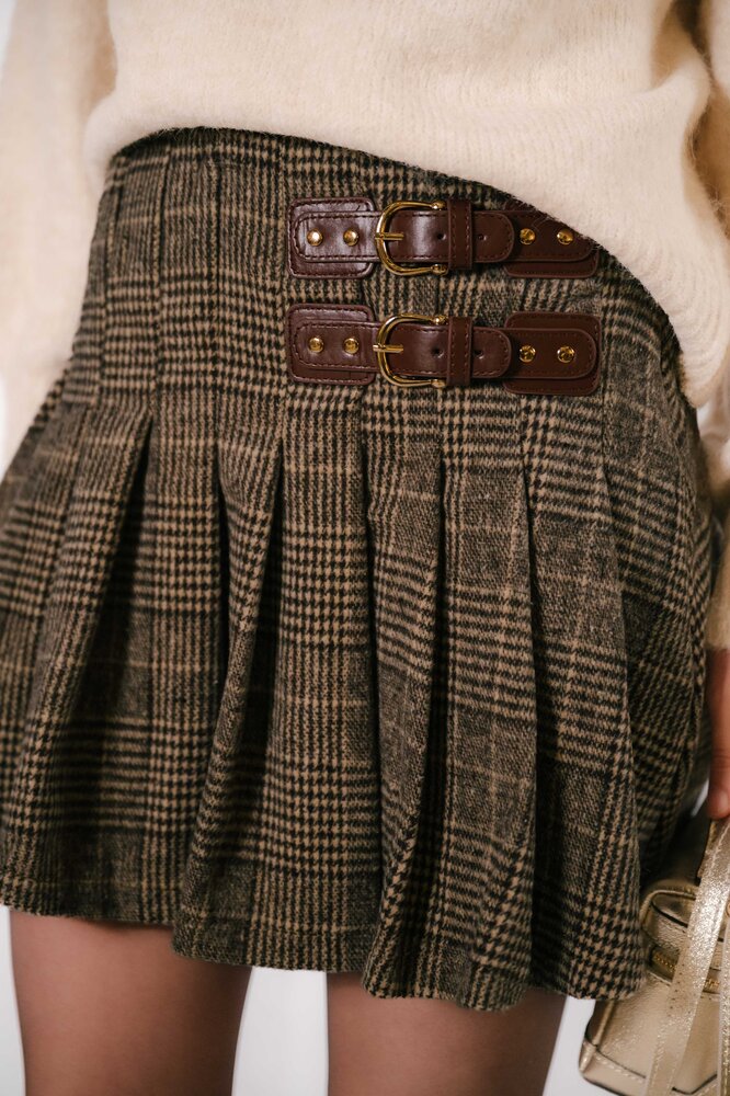 SCOTISH jupe choco SCOTISH jupe choco
