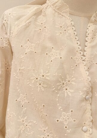 AMIANE chemisier crème