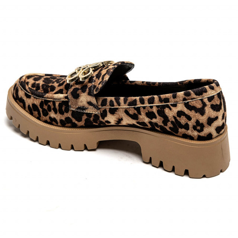BALDIN mocassins leopard