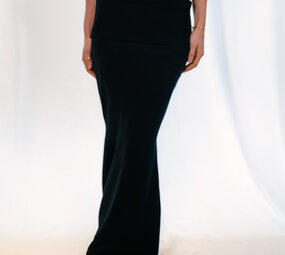 CLARA jupe longue noire