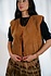 YELENE veste sans manches camel