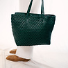 ENOYA sac tressé vert ENOYA sac tressé vert