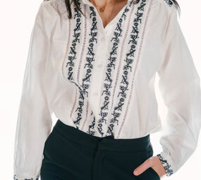 DORIANA chemise légère blanche