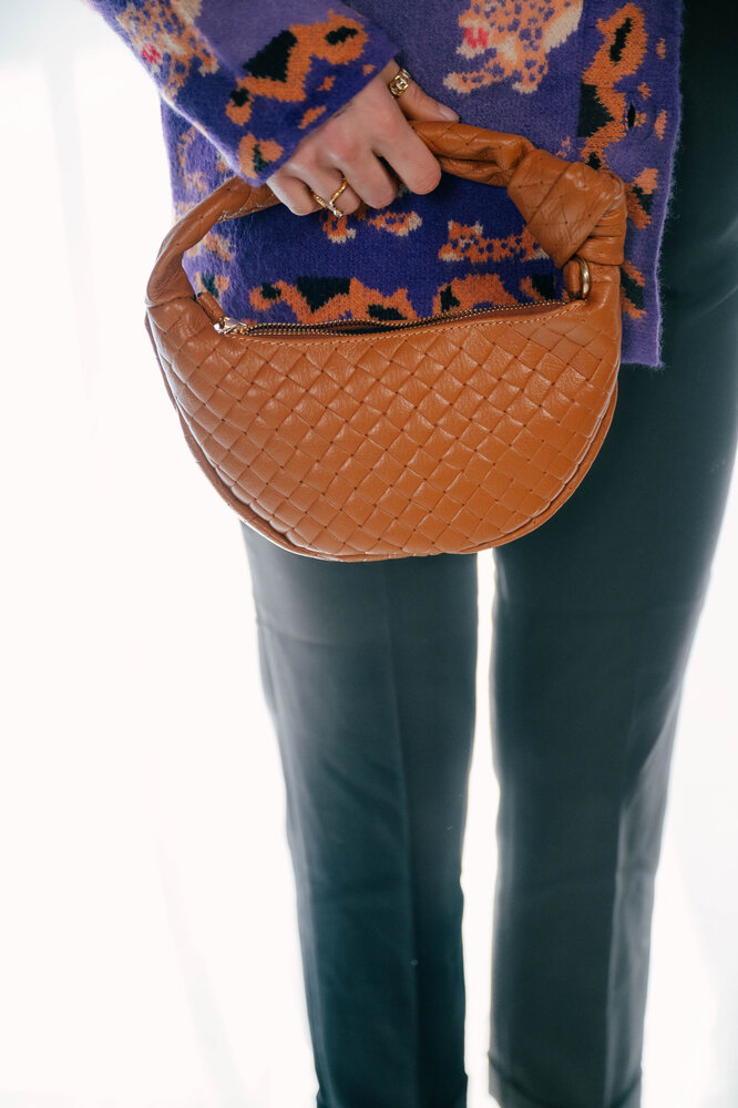 MELISSIE sac camel à nœud MELISSIE sac camel à nœud
