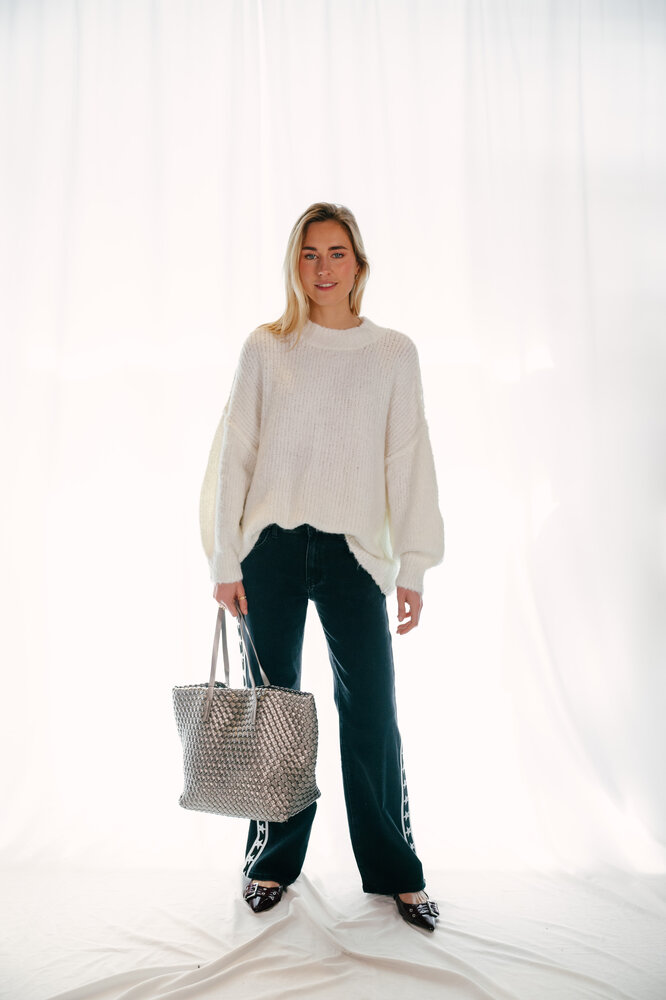 ERINE pull en laine écru