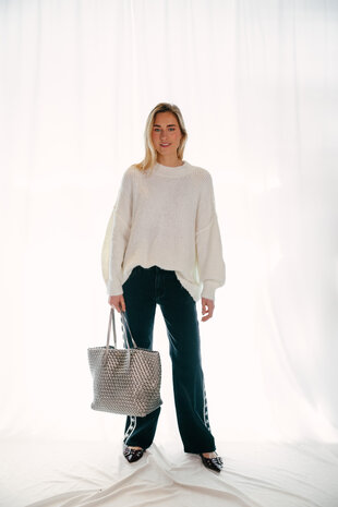 ERINE pull en laine écru