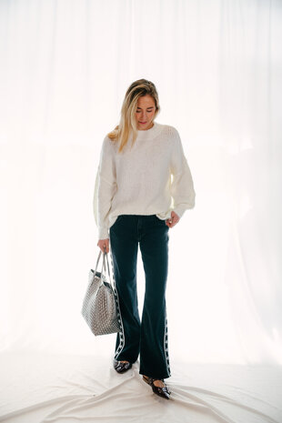 ERINE pull en laine écru