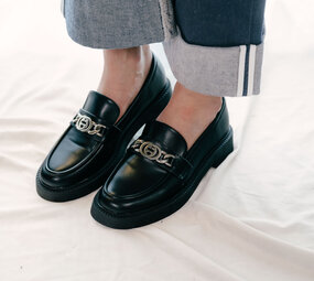 MARCKELLY mocassins noirs