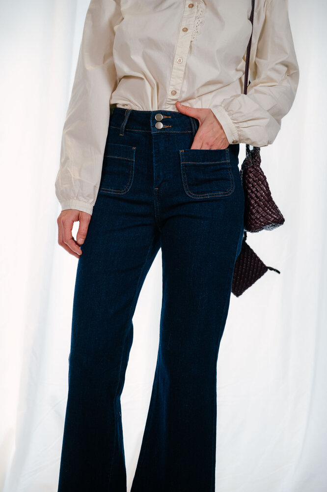 ELENETTE jean denim foncé ELENETTE jean denim foncé