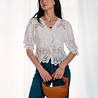 CELINA chemise écru en dentelle CELINA chemise écru en dentelle