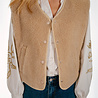 YELENE veste sans manches beige YELENE veste sans manches beige