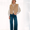 YELENE veste sans manches beige YELENE veste sans manches beige