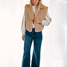 YELENE veste sans manches beige YELENE veste sans manches beige