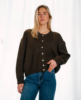 ROMANE gilet chocolat