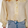 OPALINE blouse jaune à volant OPALINE blouse jaune à volant