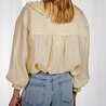 OPALINE blouse jaune à volant OPALINE blouse jaune à volant