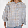 TONIA chemise à carreaux bleu ciel TONIA chemise à carreaux bleu ciel