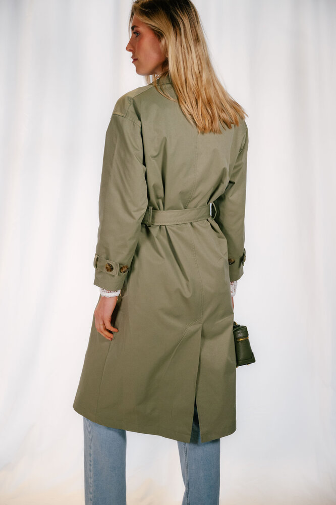 CORALIE trench vert CORALIE trench vert