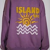 ISALIA sweat violet avec un imprimé soleil ISALIA sweat violet avec un imprimé soleil