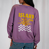 ISALIA sweat violet avec un imprimé soleil ISALIA sweat violet avec un imprimé soleil