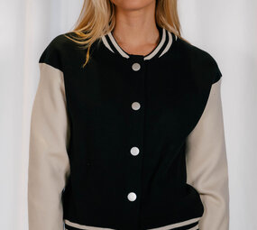 XENA bomber noir et blanc