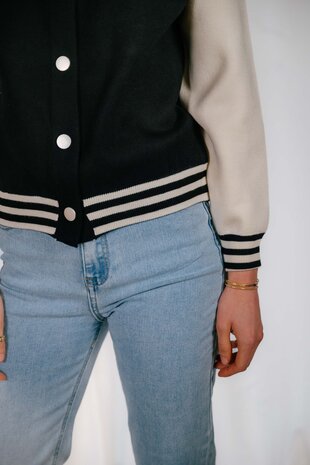 XENA bomber noir et blanc XENA bomber noir et blanc