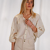 NOUGA chemise crème avec broderie NOUGA chemise crème avec broderie