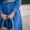 ROSALIE robe longue en jean ROSALIE robe longue en jean
