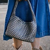 BETTINE sac tressé argenté BETTINE sac tressé argenté