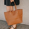 IMANETTE sac tressé cognac IMANETTE sac tressé cognac