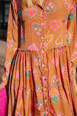 ORANE robe longue fluide