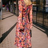 VIVIANE robe longue avec de longues manches VIVIANE robe longue avec de longues manches