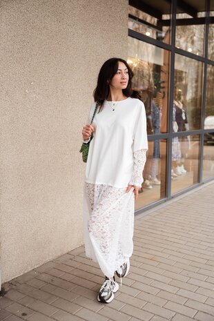 LILY robe blanc