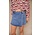 JADENE jupe short en jeans