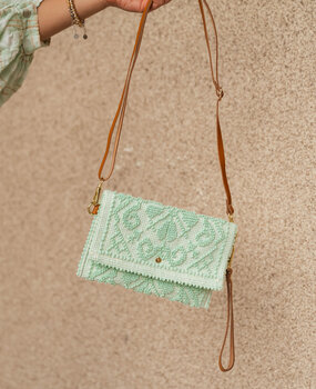 ALEXIA sac vert d'eau