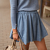 CHARLOTTE jupe bleu