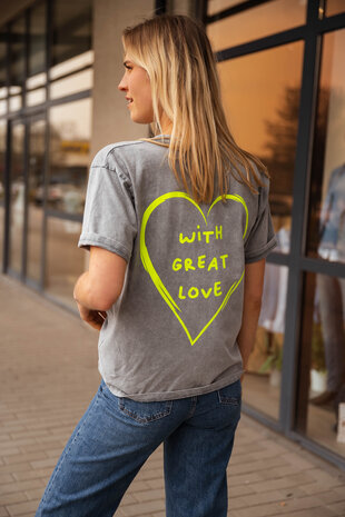 COEUR t-shirt gris
