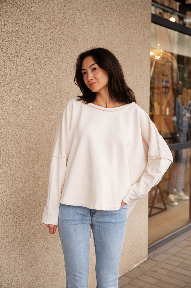 ROSARIA sweat crème ROSARIA sweat crème