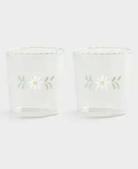 FLORA set de 2 verres à eau