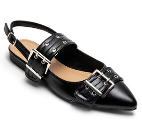 SAMY sandales vernies noires