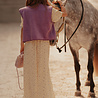 YELENE veste sans manches lilas YELENE veste sans manches lilas
