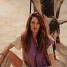 YELENE veste sans manches lilas YELENE veste sans manches lilas